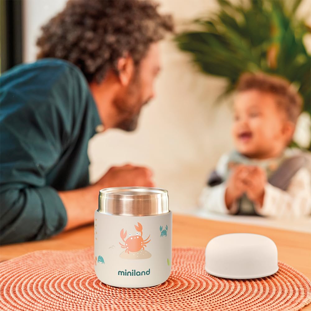 praktische Thermoskanne für Kinder Krabbe